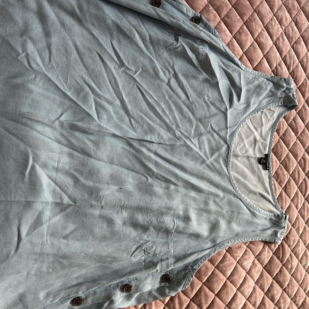 a.n.a Light Blue Sleeveless Top